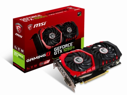 MSI，OC仕様のGeForce GTX 1050 Ti搭載カード2製品を販売開始