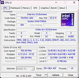 画像ギャラリー No.004のサムネイル画像 / 「Intel Arc G3 Extreme」搭載の携帯ゲームPC「Claw 8 Ex AI+」がRyzen超えの実力を見せつけた