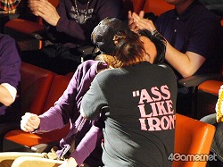 画像ギャラリー No.010のサムネイル画像 / 長島☆自演乙☆雄一郎選手がプロレスデビュー戦で勝利! ブラック★ロックシューターが戦ったり,ミルキィホームズが歌ったり泣いたり……と事件続発の「ブシロードレスリング」レポート