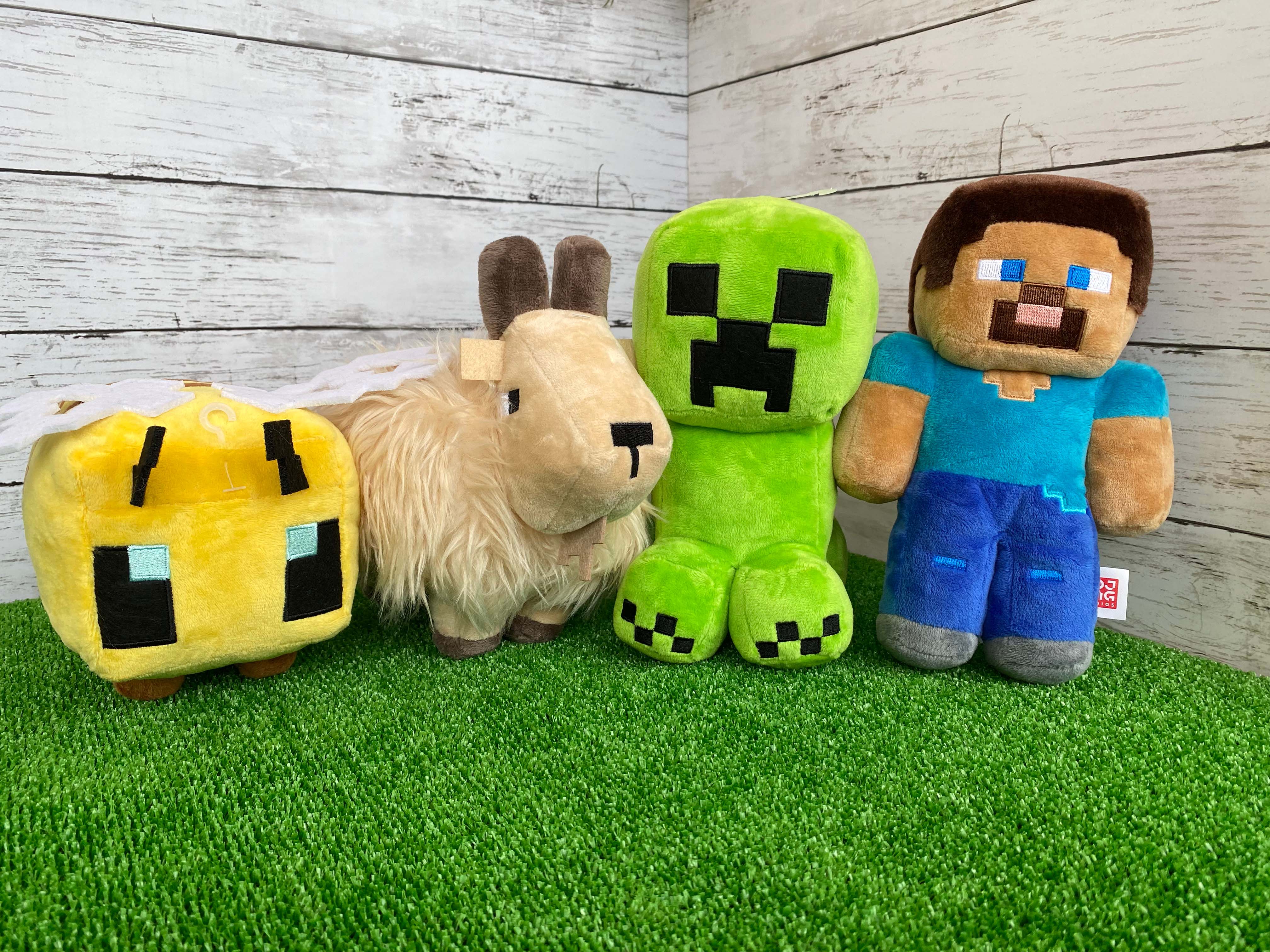 Minecraft」のぬいぐるみ“ベーシックシリーズ”が9月9日に発売