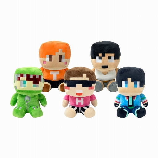 マインクラフト イオン限定 クリエーターぬいぐるみ カラフルピーチ 