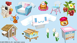 画像ギャラリー No.003のサムネイル画像 / 「Minecraft」,サンリオキャラクターズとのコラボDLC「Hello Kitty and Friends DLC」を配信開始