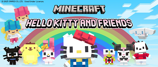 画像ギャラリー No.015のサムネイル画像 / 「Minecraft」,サンリオキャラクターズとのコラボDLC「Hello Kitty and Friends DLC」を配信開始