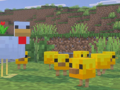 「Minecraft」動物の子どもたちのデザインを一新し,よりかわいらしく。ニワトリの子どもは,ついに「ひよこ」になって登場