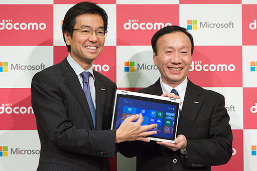 画像ギャラリー No.015のサムネイル画像 / 日本マイクロソフトとNTTドコモ,法人向けタブレットで協業。「Windows 8」と「Xi」で市場を開拓