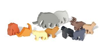 画像ギャラリー No.003のサムネイル画像 / Microsoftの動物園経営シム「ズータイクーン」がボードゲームになって復活。木製動物コマ234個を収録した日本語版が9月28日発売へ