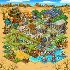 画像ギャラリー No.002のサムネイル画像 / 今度は時代や国には縛られない。新作箱庭育成ゲーム「くにつく」のサービスがGREEにて本日開始