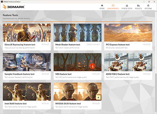 画像ギャラリー No.006のサムネイル画像 / ベンチマークアプリ「3DMark」に「AMD FSR機能テスト」を追加した新バージョンリリース。「PCMark 10」のバグ修正も配信