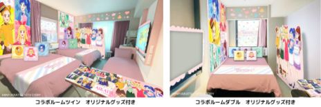 画像ギャラリー No.002のサムネイル画像 / 「アイカツ!10th STORY 〜未来へのSTARWAY〜」のコラボルームがホテル「ベッセルイン高田馬場駅前」に6月21日から期間限定で登場