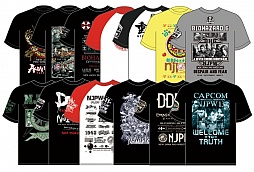 画像ギャラリー No.006のサムネイル画像 / カプコン,新日本プロレスとのコラボTシャツに30周年記念デザインが登場