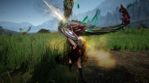 画像ギャラリー No.012のサムネイル画像 / 「黒い砂漠」の新クラス「ガーディアン」を先行プレイ。真正面から敵を粉砕する,ワイルドかつパワフルなファイターだ