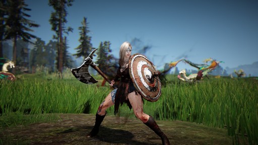 画像ギャラリー No.030のサムネイル画像 / 「黒い砂漠」の新クラス「ガーディアン」を先行プレイ。真正面から敵を粉砕する,ワイルドかつパワフルなファイターだ