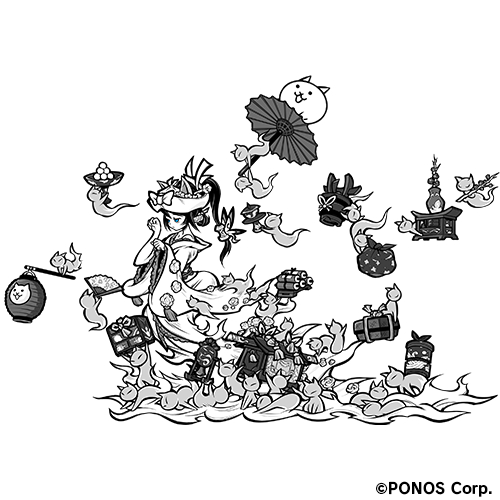 画像ギャラリー No.007のサムネイル画像 / 「にゃんこ大戦争」,“ゆる〜いゲゲゲの鬼太郎 妖怪ドタバタ大戦争”とのコラボ第3弾を実施