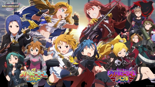 画像ギャラリー No.004のサムネイル画像 / 「アイマス ミリオンライブ!」イベント「アイドルヒーローズ リベンジ」の記念壁紙を配信