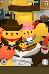 画像ギャラリー No.006のサムネイル画像 / 「もっと!ぴよ盛り」,新ステージ「ケーキ編」「バーガー編」が登場