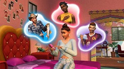 画像ギャラリー No.006のサムネイル画像 / 人生シム「The Sims 4」の最新拡張パック「Lovestruck」本日リリース。マッチングアプリやデートなど,さまざまな恋愛体験を楽しめる