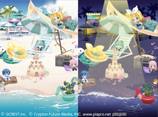 画像ギャラリー No.002のサムネイル画像 / 「ポケットランド」が初音ミクとコラボ。ミクの衣装やインテリアが登場