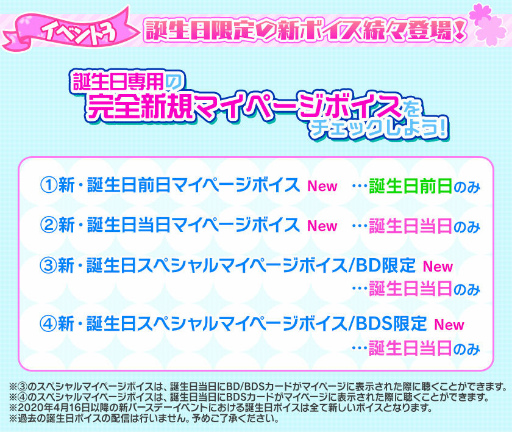 画像ギャラリー No.004のサムネイル画像 / 「ナナシス」バースデーイベント4月号が開催中