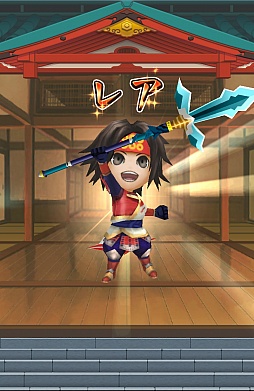 画像集#033のサムネイル/可愛くなってもやっぱり戦国無双。スマホ向け一騎当千アクション「戦国無双シュート」のプレイレポート