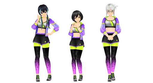 画像ギャラリー No.002のサムネイル画像 / 「スクスト2」,1月特訓イベントに限定コスチューム「ランニングウェア」&降神小織専用「カジュアルランナー」が登場