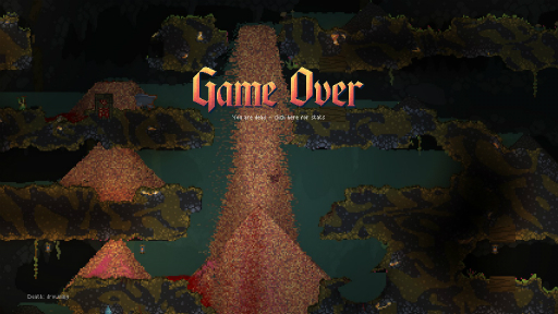 画像ギャラリー No.006のサムネイル画像 / ハロー!Steam広場 第255回:全ピクセルを物理シミュレートした結果,死にゲーと化したローグライクアクション「Noita」