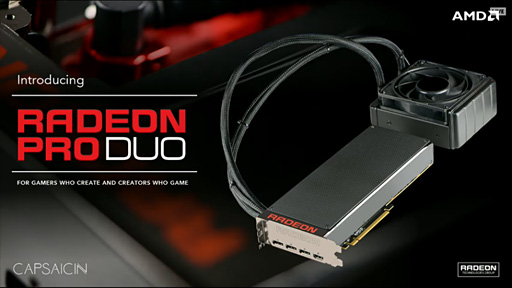 GDC 2016AMDFijiΥǥ奢GPUɡRadeon Pro DuoפȯɽVRȯѤȤŸ