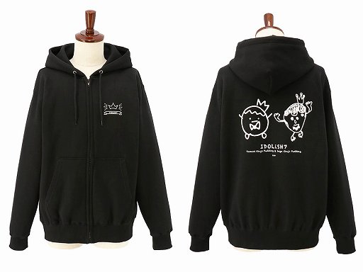 画像ギャラリー No.001のサムネイル画像 / 「アイドリッシュセブン」,王様プリンのイラストのパーカーがACOSから登場
