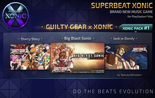画像ギャラリー No.001のサムネイル画像 / 「SUPERBEAT XONiC」DLC第1弾「XONiC PACK〜GUILTY GEAR × XONiC〜」配信開始
