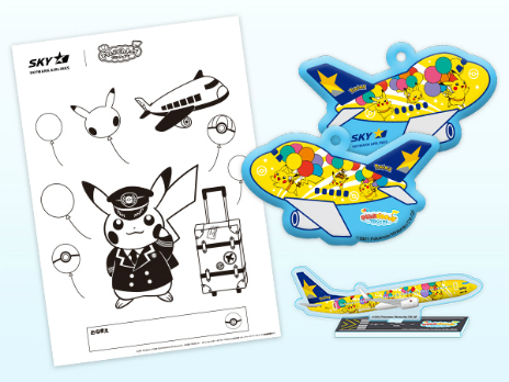 画像ギャラリー No.027のサムネイル画像 / 観光・航空事業への貢献を目指す「そらとぶピカチュウプロジェクト」が発足。沖縄の観光地や公共交通機関にポケモンたちが登場