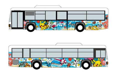 画像ギャラリー No.034のサムネイル画像 / 観光・航空事業への貢献を目指す「そらとぶピカチュウプロジェクト」が発足。沖縄の観光地や公共交通機関にポケモンたちが登場