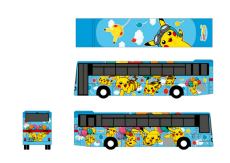 画像ギャラリー No.037のサムネイル画像 / 観光・航空事業への貢献を目指す「そらとぶピカチュウプロジェクト」が発足。沖縄の観光地や公共交通機関にポケモンたちが登場