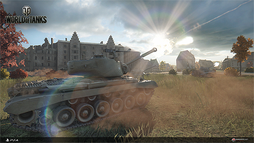 PS4版「World of Tanks」の正式サービスが本日スタート。基本プレイは無料，1月31日までにログインすると初代PSカラーの特別車輌がもらえる