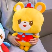 画像ギャラリー No.008のサムネイル画像 / 「トレバ」限定プライズに“おちゃめフレンズ おおきなぬいぐるみ”モスリン&くまのフクリンが登場