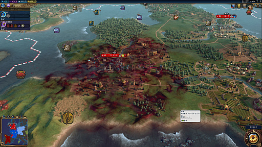 画像ギャラリー No.007のサムネイル画像 / 天変地異が文明を襲う! 「シヴィライゼーション VI」最新拡張パック「嵐の訪れ」プレイレポート。“黒死病”渦巻く「黒い死神」に挑む