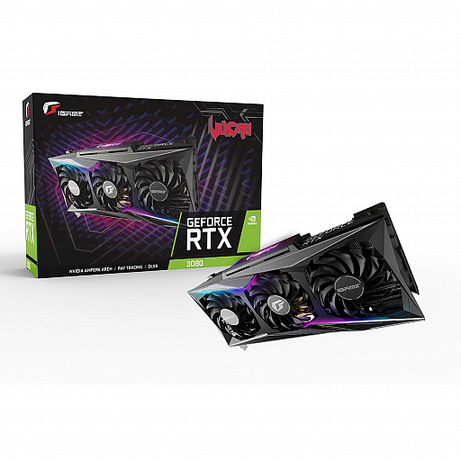 画像ギャラリー No.001のサムネイル画像 / 側面にシステム情報を表示できるColorful製RTX 3080カードが発売に