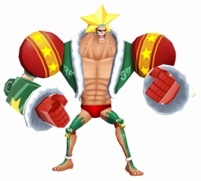 One Piece バウンティラッシュ クリスマス衣装のフランキーとチョッパーが参戦