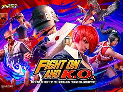 「PUBG MOBILE」で「THE KING OF FIGHTERS」とのコラボが開幕。不知火 舞,八神 庵,ナコルルに着想を得たキャラクターセットが登場