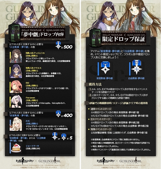 画像ギャラリー No.011のサムネイル画像 / 「ドルフロ」×「GUNSLINGER GIRL」コラボの最新情報が発表。ヘンリエッタ,トリエラら登場キャラのイラストや入手方法が明らかに