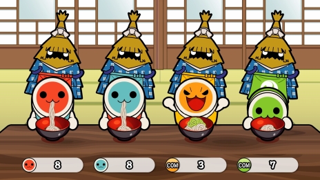 画像ギャラリー No.003のサムネイル画像 / 「太鼓の達人 Nintendo Switchば〜じょん!」に収録されるパーティーゲームのうち,「おみこしバトル」など3種類が公開に