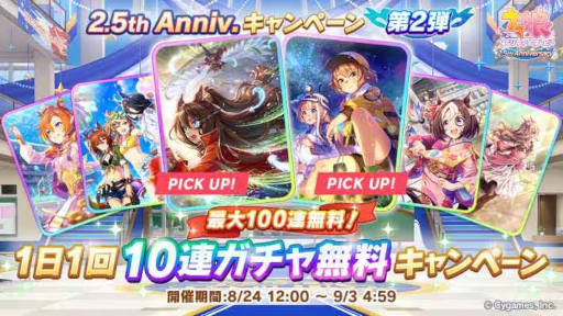 画像ギャラリー No.013のサムネイル画像 / スマホゲームのセルラン分析(2024年8月29日〜9月4日)。今週も1位は「ウマ娘」。同タイトルの過去1年間の収益推移についても振り返った