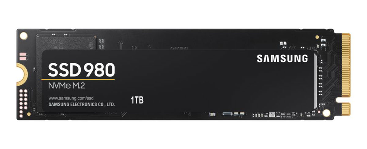 Samsung製PCIe 3.0 x4接続対応M.2 SSD「SSD 980」が国内発売。容量1TBで税込約1万5000円