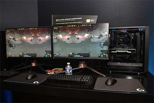 画像ギャラリー No.003のサムネイル画像 / なぜかゲームがうまくなる? NVIDIAブースでウワサの360Hzディスプレイを体験