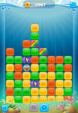 画像ギャラリー No.003のサムネイル画像 / 「ゲームセンターNEO for スゴ得」でパズルゲーム“海の中のおさかなパズル”が配信