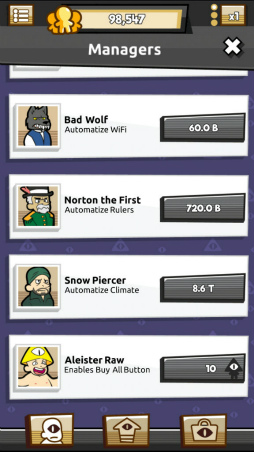 画像ギャラリー No.004のサムネイル画像 / 秘密結社を拡大しよう。スマホ向けクリッカーゲーム「We Are Illuminati」を紹介する「(ほぼ)日刊スマホゲーム通信」第1793回