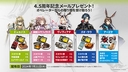 画像ギャラリー No.054のサムネイル画像 / 「アークナイツ」の新サイドストーリー「懐黍離」,7月31日16:00に開始。★6シュウを含むリミテッドスカウトが同時に登場