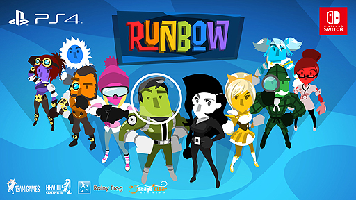 画像ギャラリー No.002のサムネイル画像 / カラフルな世界で戦う「Runbow」がPS4とSwitchで2018年12月13日より配信。“色の変化”が重要となるプラットフォームアクション