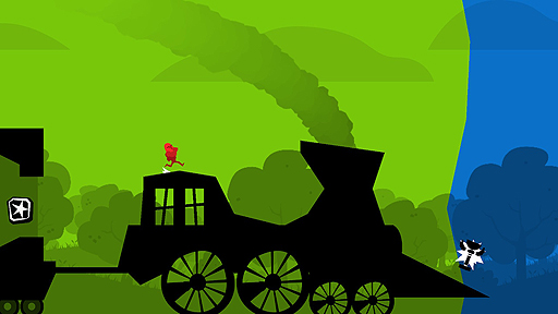 画像ギャラリー No.003のサムネイル画像 / カラフルな世界で戦う「Runbow」がPS4とSwitchで2018年12月13日より配信。“色の変化”が重要となるプラットフォームアクション