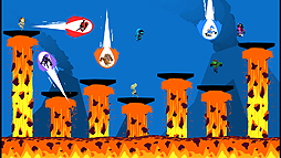 画像ギャラリー No.007のサムネイル画像 / カラフルな世界で戦う「Runbow」がPS4とSwitchで2018年12月13日より配信。“色の変化”が重要となるプラットフォームアクション