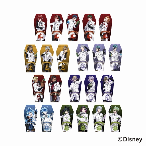 画像ギャラリー No.005のサムネイル画像 / 「ディズニー ツイステッドワンダーランド」の各寮をイメージしたカラーワックスが登場。寮生の名前入りミラー付きセットも