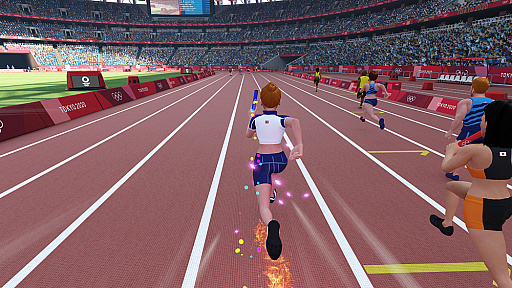 画像ギャラリー No.002のサムネイル画像 / 「東京2020オリンピック The Official Video Game」,種目「4×100mリレー」が配信。新機能「キャラクターコード」の追加も